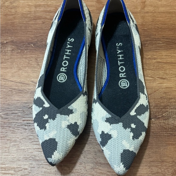 Rothy's Women's Black and Gray Flats - Picture 1 of 8